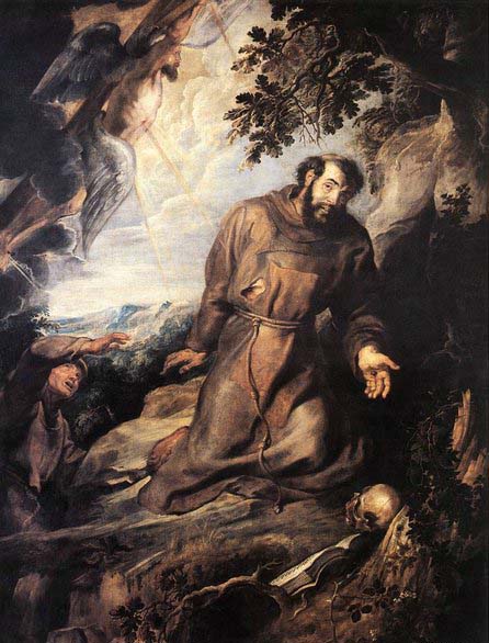 Peter Paul Rubens St Francis of Assisi Receiving the Stigmata